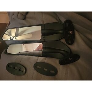 Universal Rearview Wind Wing Side Mirrors Adjust Fit
